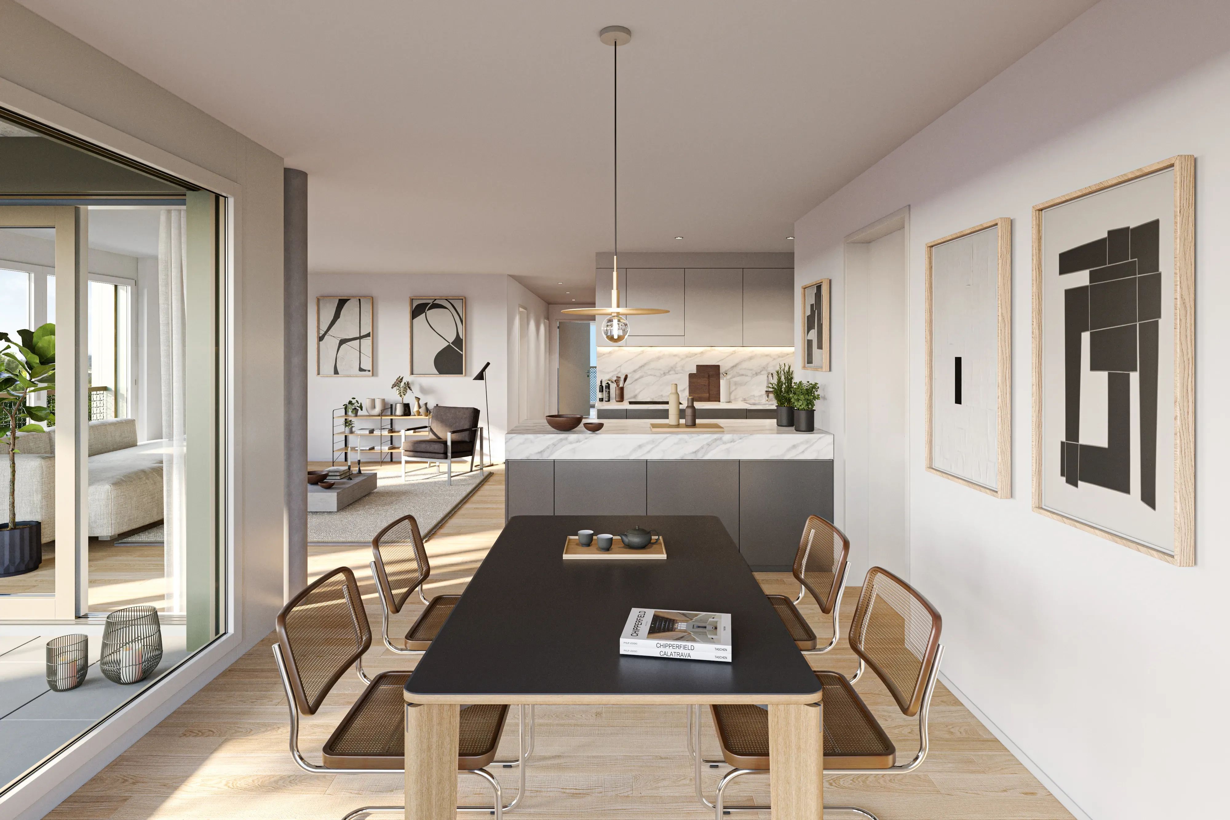 Visualisierung Esszimmer